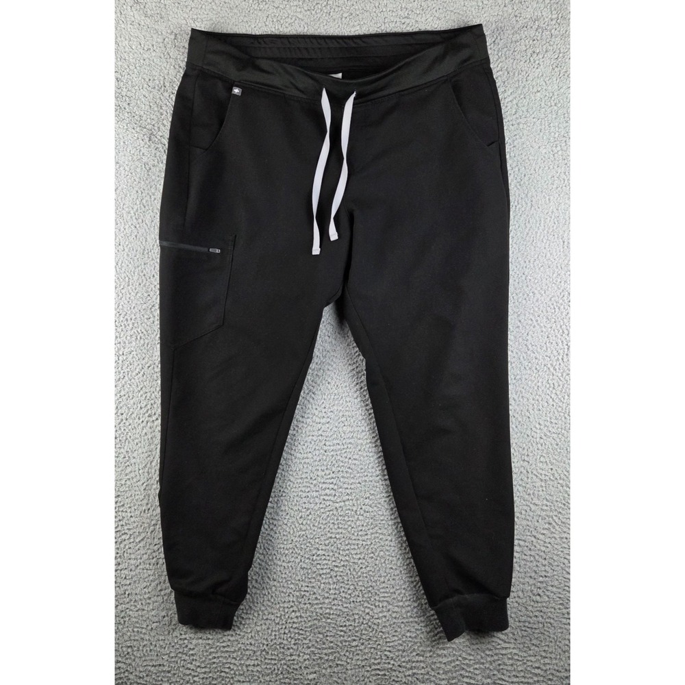 FIGS Zamora Pants Womens XL Black‎ Scrub Jogger Style W18SW2005 Nurse